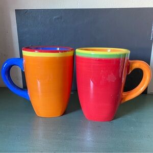 Dansk; set of 2. Ceramic coffee mugs. Vintage